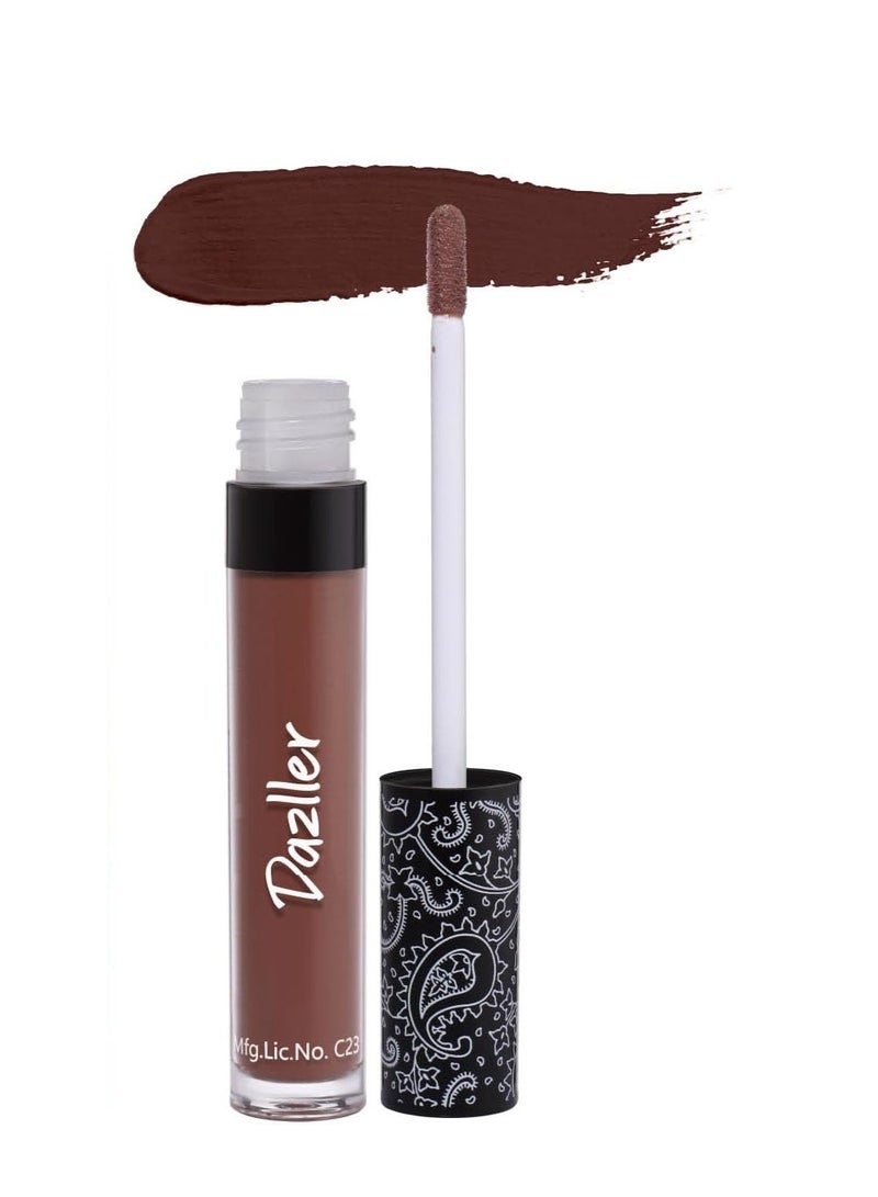 دازلير أحمر شفاه دازلر سريع الجفاف يدوم طوال اليوم | مرطب بزبدة الكوكوم | لا يترك أثراً ولا يتلطخ | يدوم حتى 8 ساعات | أحمر شفاه سائل للنساء | QDLC035 | 6 غرام - Image 1